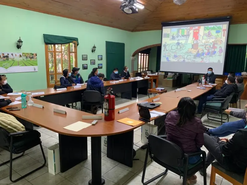Capacitación en salón de clases